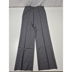 John Alexander Dress Pants Mens 36x36 Gray Wool Flat Front Stretch Unhemmed NWT
